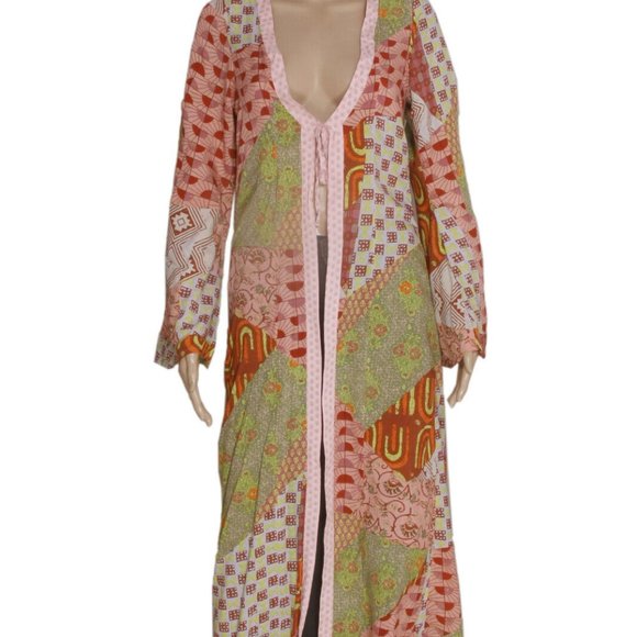 Urban Outfitters Multicolor Patterned Robe - Picture 6 of 10